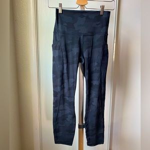 Lululemon Align High Rise Crop with Pockets 23” | Camo